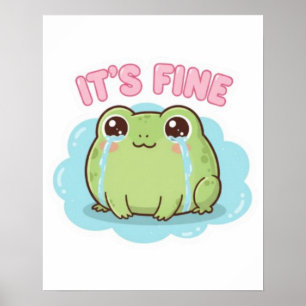 Poster do Sapo É Está Bem, Estética do Meme do Sap