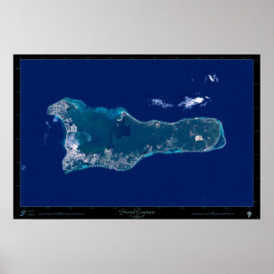 Poster do satélite de Grande Caimão