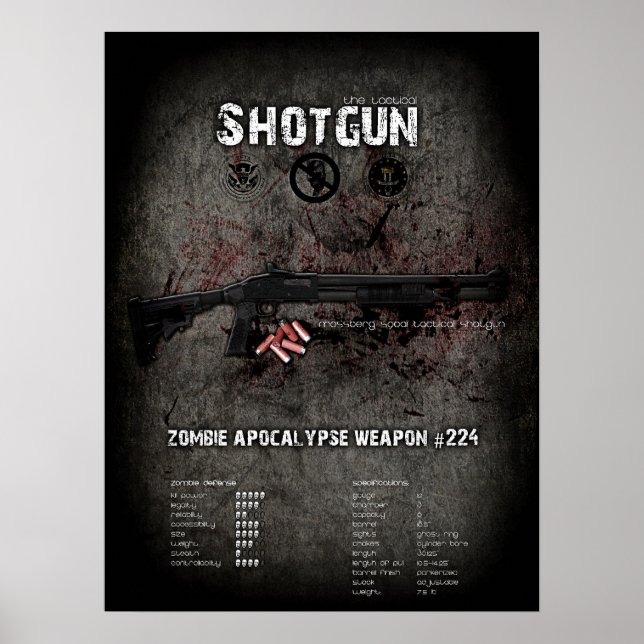 Poster do Shotgun - Zombie Apocalypse Defense QC (Frente)
