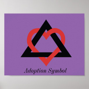 Poster do símbolo da adopção