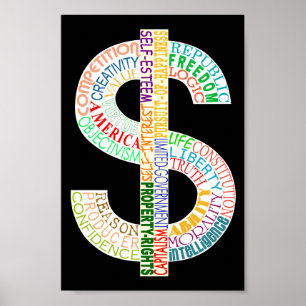 Poster do sinal de dólar
