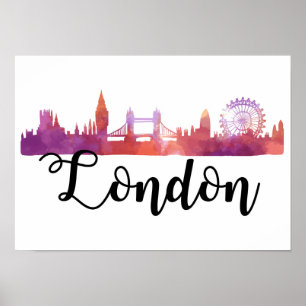 Poster do Skyline de Londres