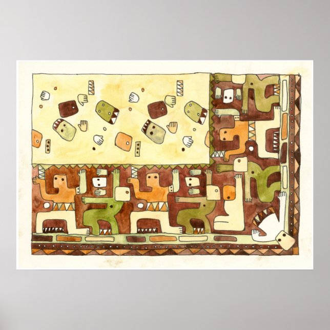 Poster do Sonho Africano (Frente)