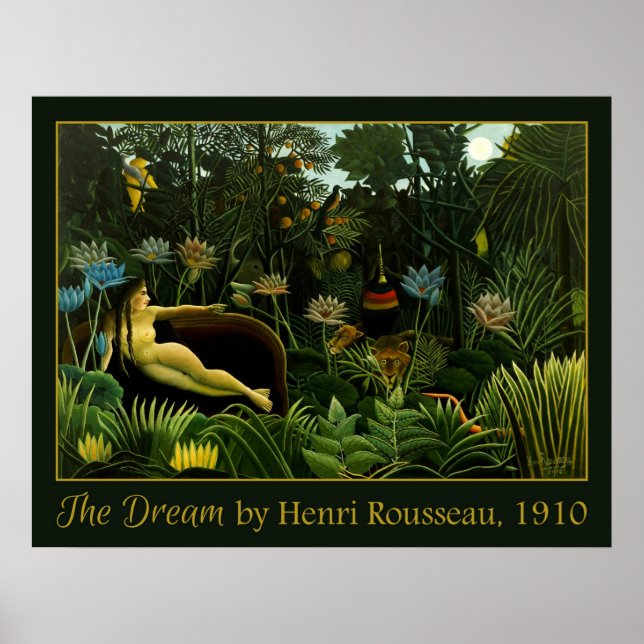 Poster do "Sonho" de Rousseau (Frente)