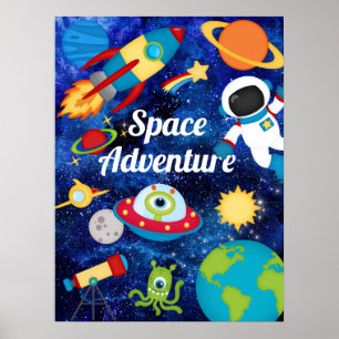 Poster do Space Adventure Kid