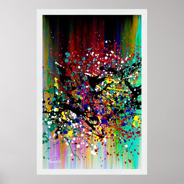 Poster do Splatter Mucho Paint Splatter (Frente)