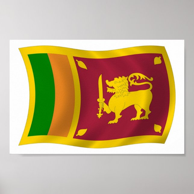 Poster do Sri Lanka (Frente)
