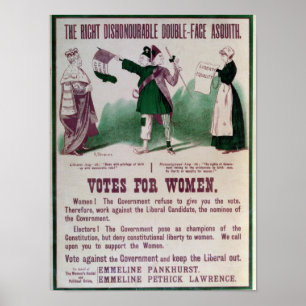 Poster do sufrágio das mulheres