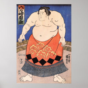 Poster do Sumo do vintage