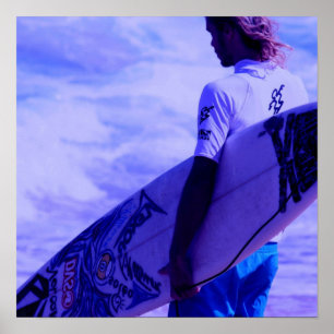 Poster do surfista de Califórnia