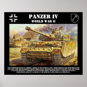 Poster do tanque de Panzer IV
