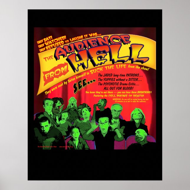 Poster do teatro do inferno (Frente)