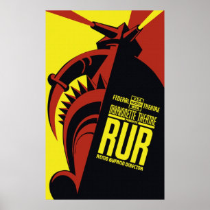 Poster do teatro do marionete