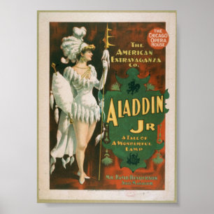 Poster do teatro do vintage