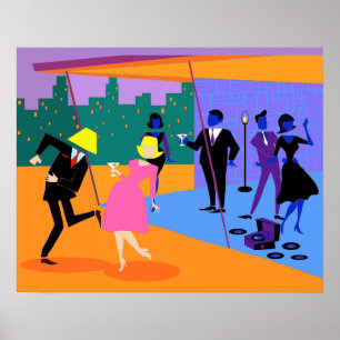 Poster do Teatro Retro Urban Rooftop Party