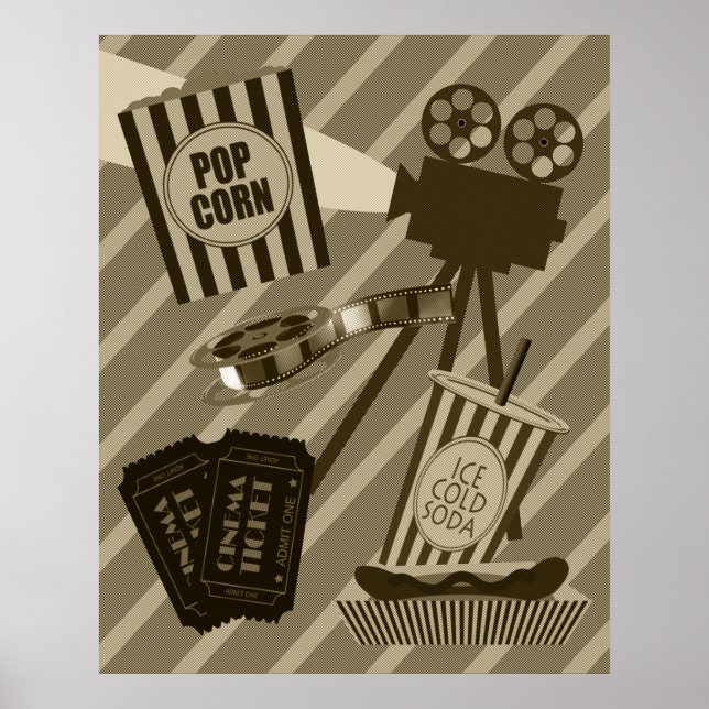 Poster do Teatro Vintage Movie (Frente)