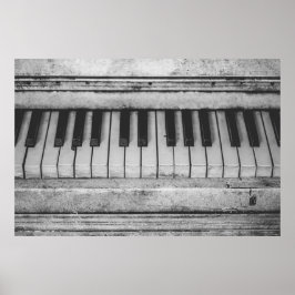 Poster do teclado Vintage