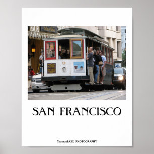 Poster do teleférico de San Francisco!