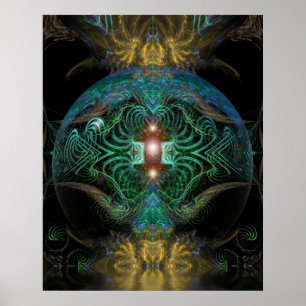 Poster do Templo Fractal