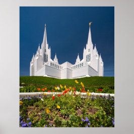 Poster do Templo LDS de San Diego
