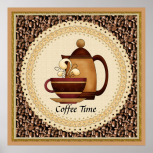 Poster do tempo do café