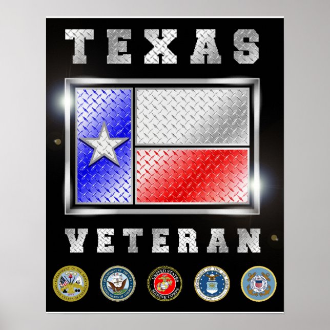Poster do Texas Veteran (Frente)