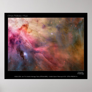 Poster do TGV da nebulosa M42 de Orion