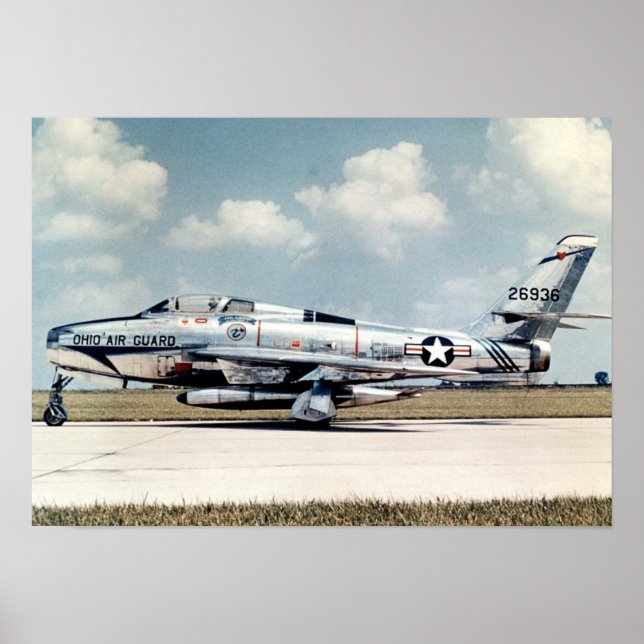 Poster do Thunderstreak F-84F (Frente)