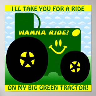 POSTER DO TRATOR VERDE GRANDE