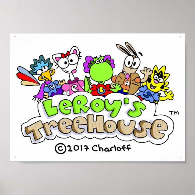 Poster do Treehouse de LeRoy (Frente)