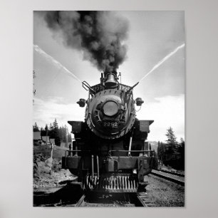 Poster do trem de incêndio do Pacífico Sul