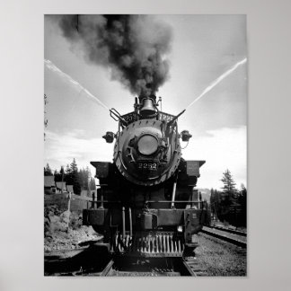 Poster do trem de incêndio do Pacífico Sul