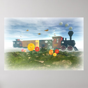 Poster do trem do brinquedo