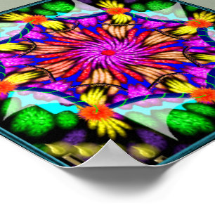 Poster do Trippy Flowers