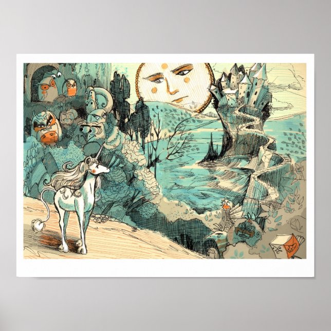 Poster do Unicorn Journey (Frente)