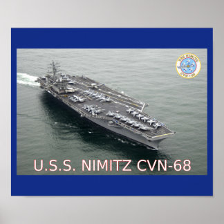 POSTER do USS Nimitz CVN-68