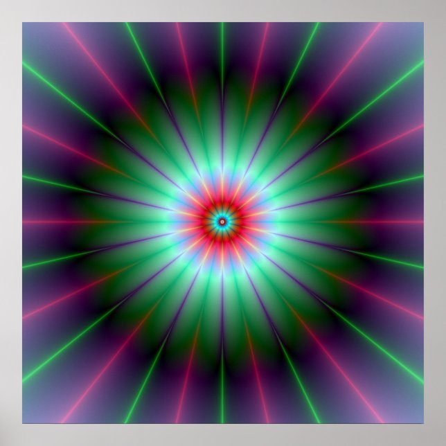 Poster do ventilador radiante (Frente)