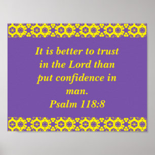 Poster do verso da bíblia do salmo