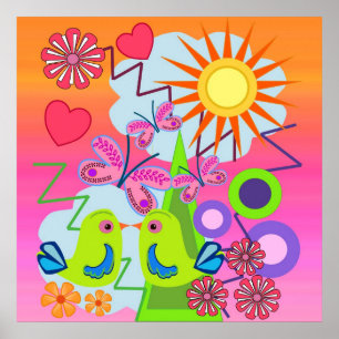 Poster do vetor de Digitas