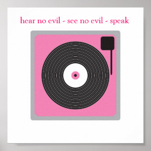 poster do vinyle-olho