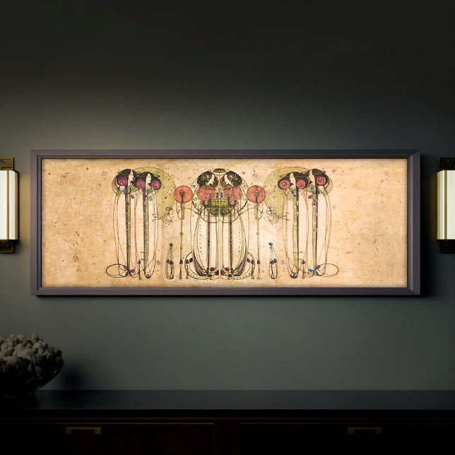 Poster do Wassail Mackintosh Art Deco Wall (Criador carregado)