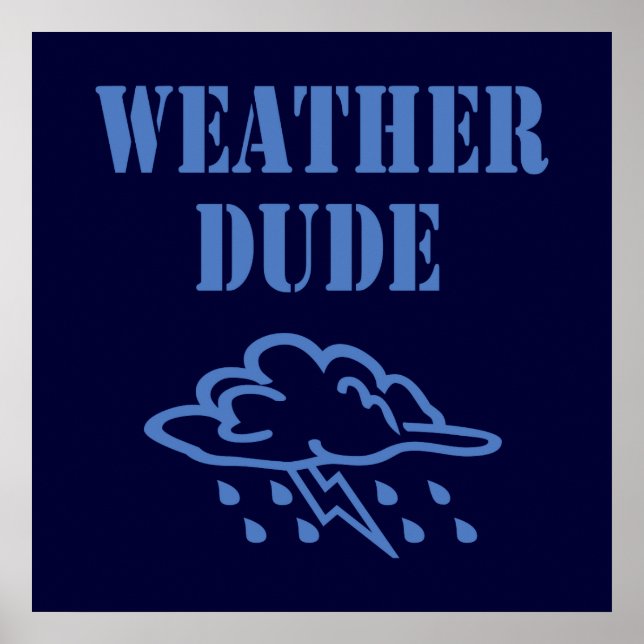 Poster do Weather Dude (Frente)