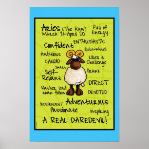 Poster do wordcloud do Aries