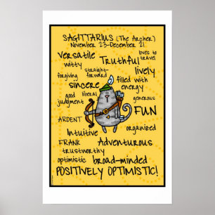 poster do wordcloud do sagittarius