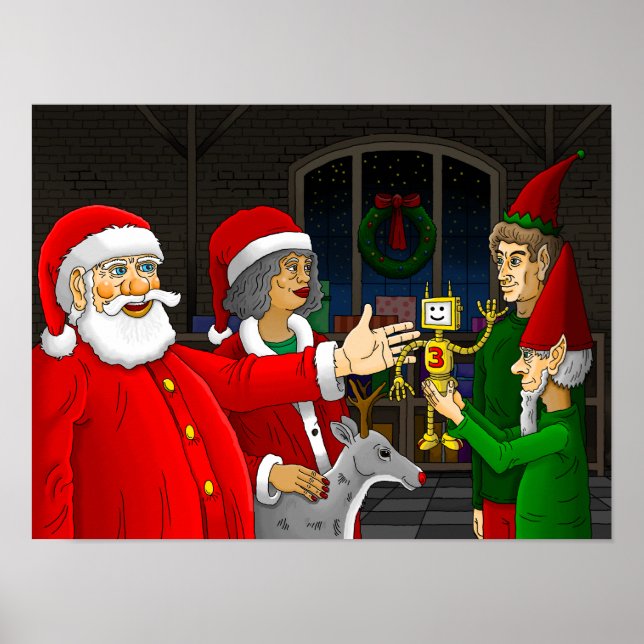 Poster do Workshop Santa Claus (Frente)
