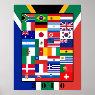 Poster do World Flags Soccer 2010