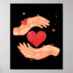 Poster Doação de gentileza Voluntária com Caridade do Cor