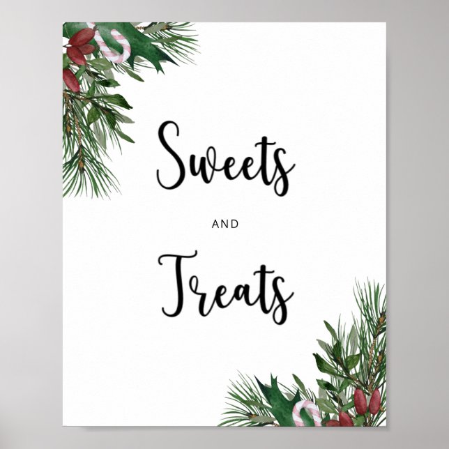 Poster Doações verdes e doces chá de fraldas (Frente)