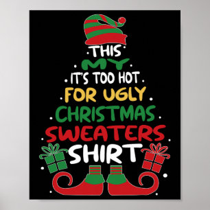 Poster Doadores de Natal Baratos Suadores Engraçados Home