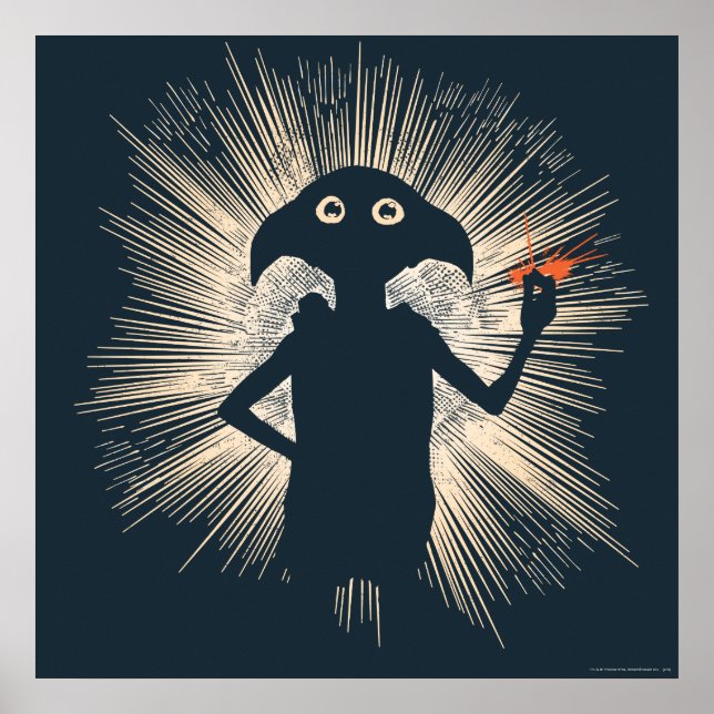 Pôster Dobby Casting Magic (Frente)